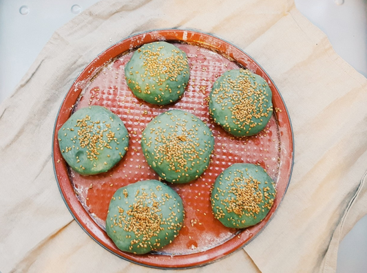 Recette Bun Burger vert à la Spiruline verte BIO