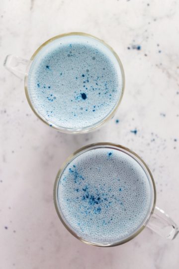 Happy superfoods - lait végétal spiruline bleue fait maison bio
