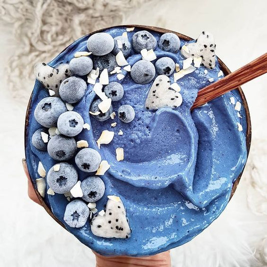 recette Nice Cream à la Spiruline Bleue BIO happy superfoods
