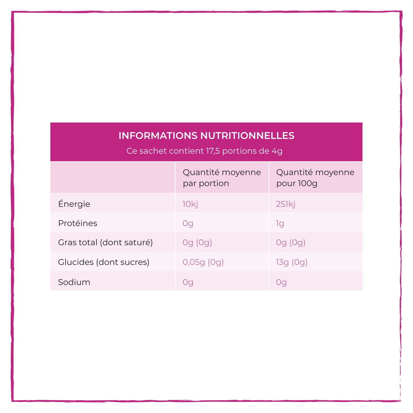 Pitaya Rose BIO en poudre