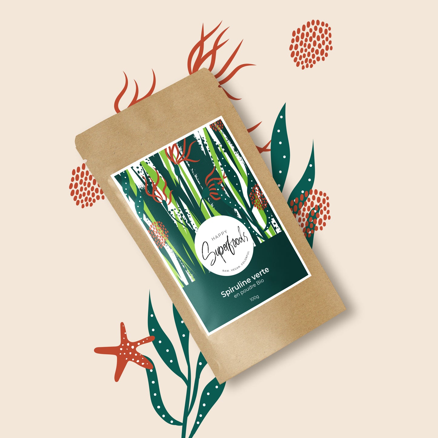 Spiruline Verte BIO en poudre